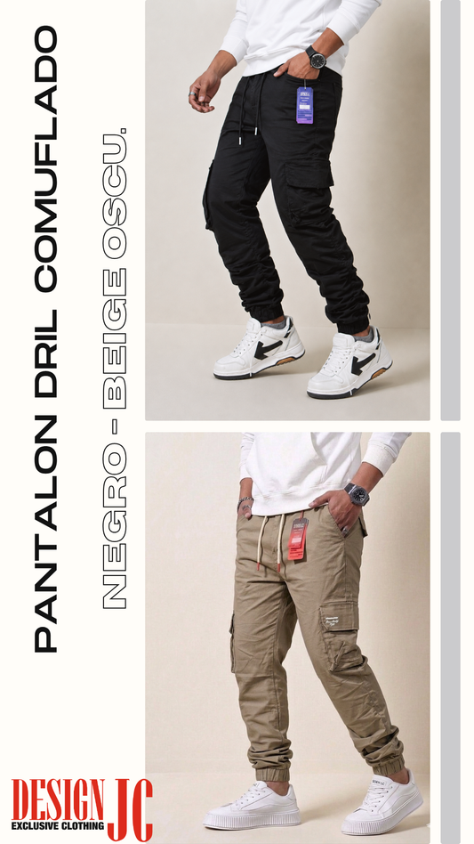 DUO PANTALONES DRILL