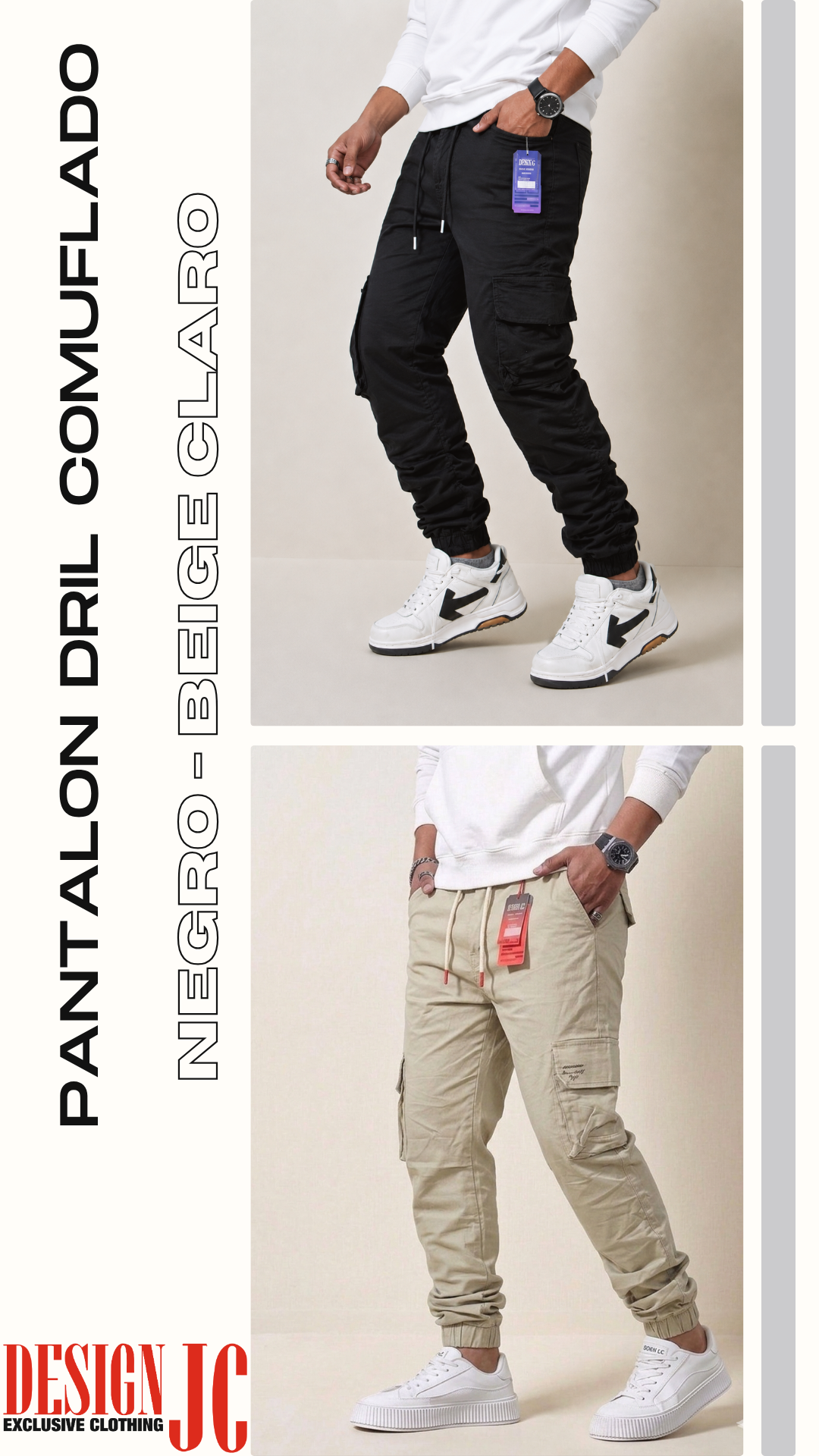 DUO PANTALONES DRILL