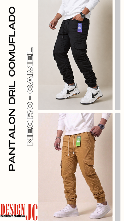 DUO PANTALONES DRILL
