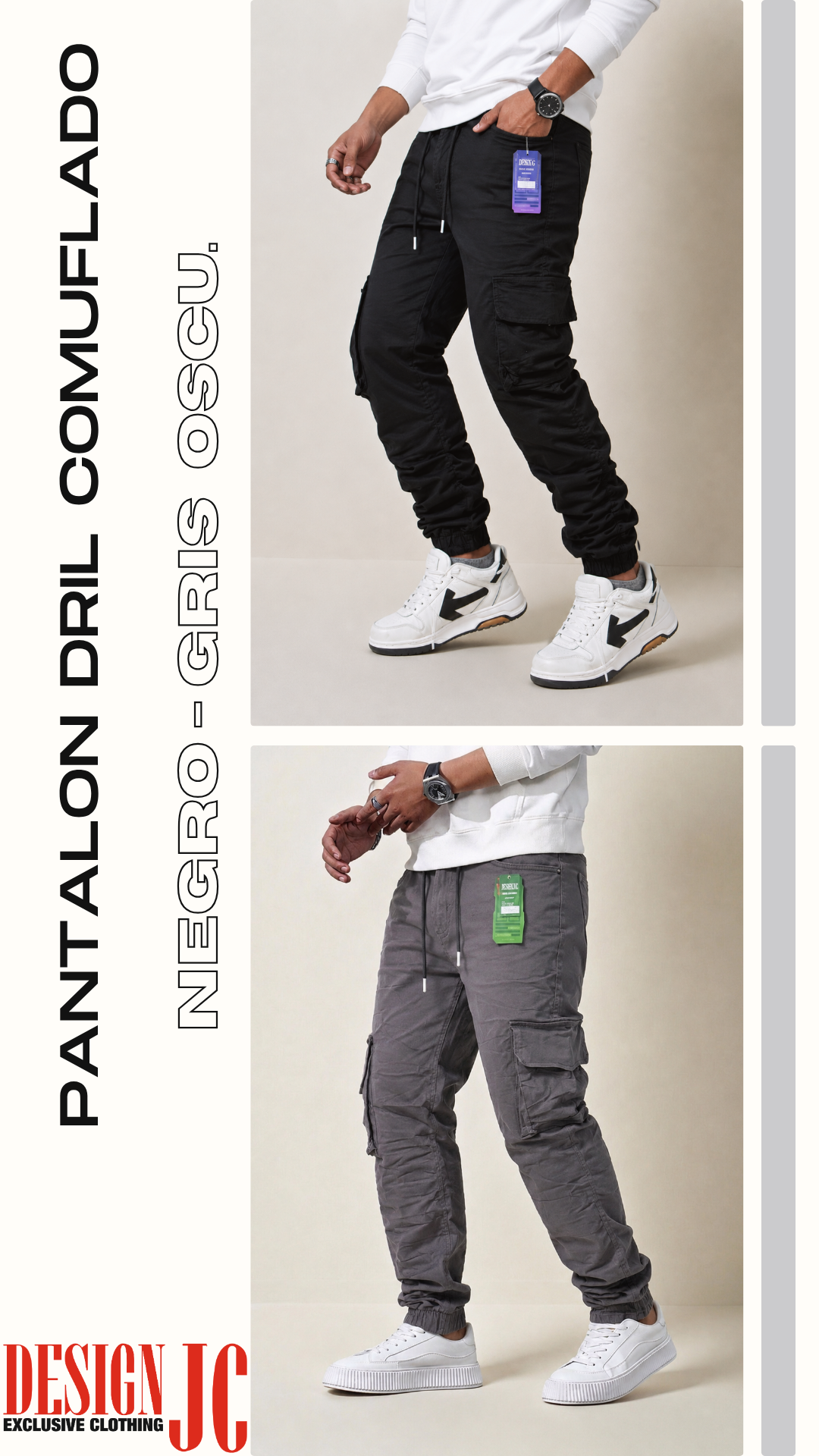 DUO PANTALONES DRILL