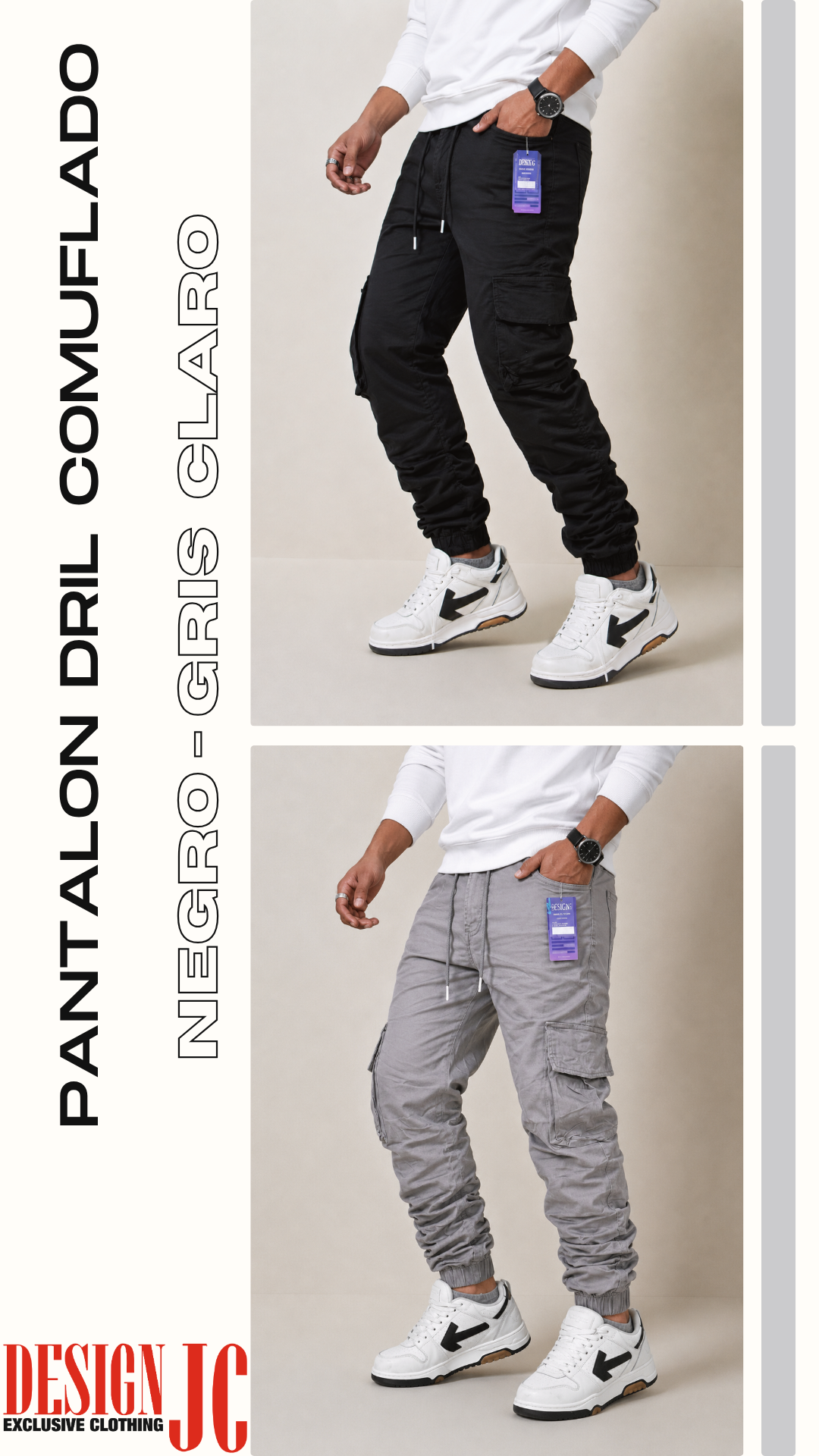 DUO PANTALONES DRILL
