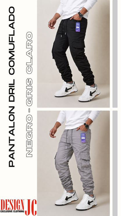 DUO PANTALONES DRILL