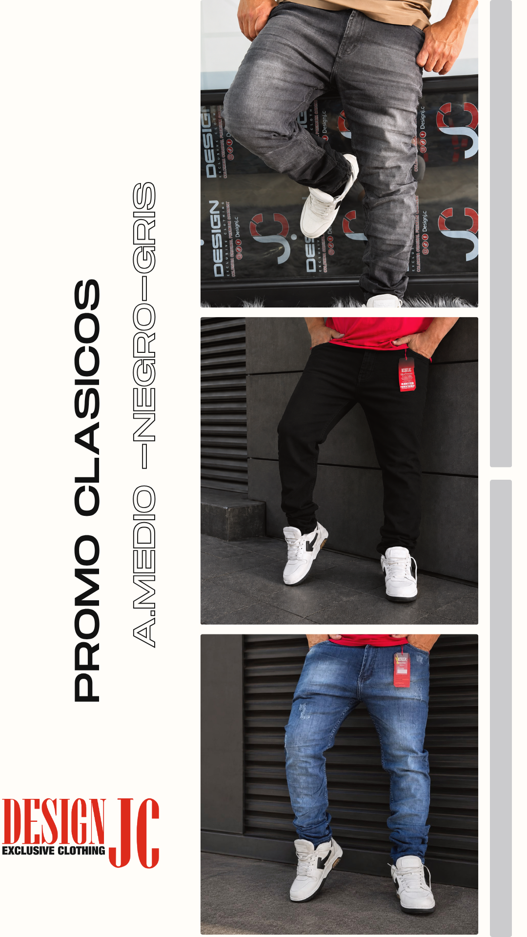 TRIO PANTALONES CLASICOS
