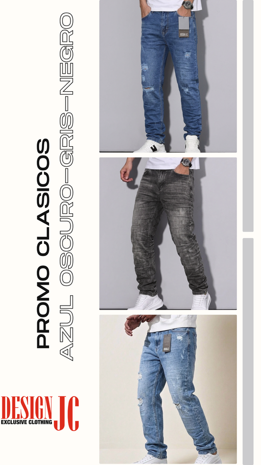 TRIO PANTALONES CLASICOS
